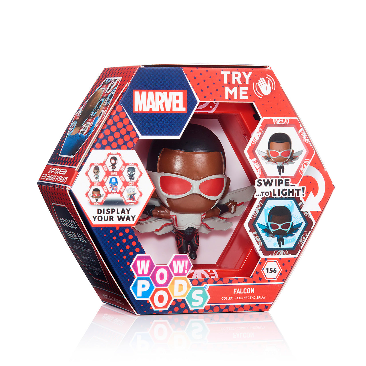 Figura wow pod marvel falcon Frikytopia