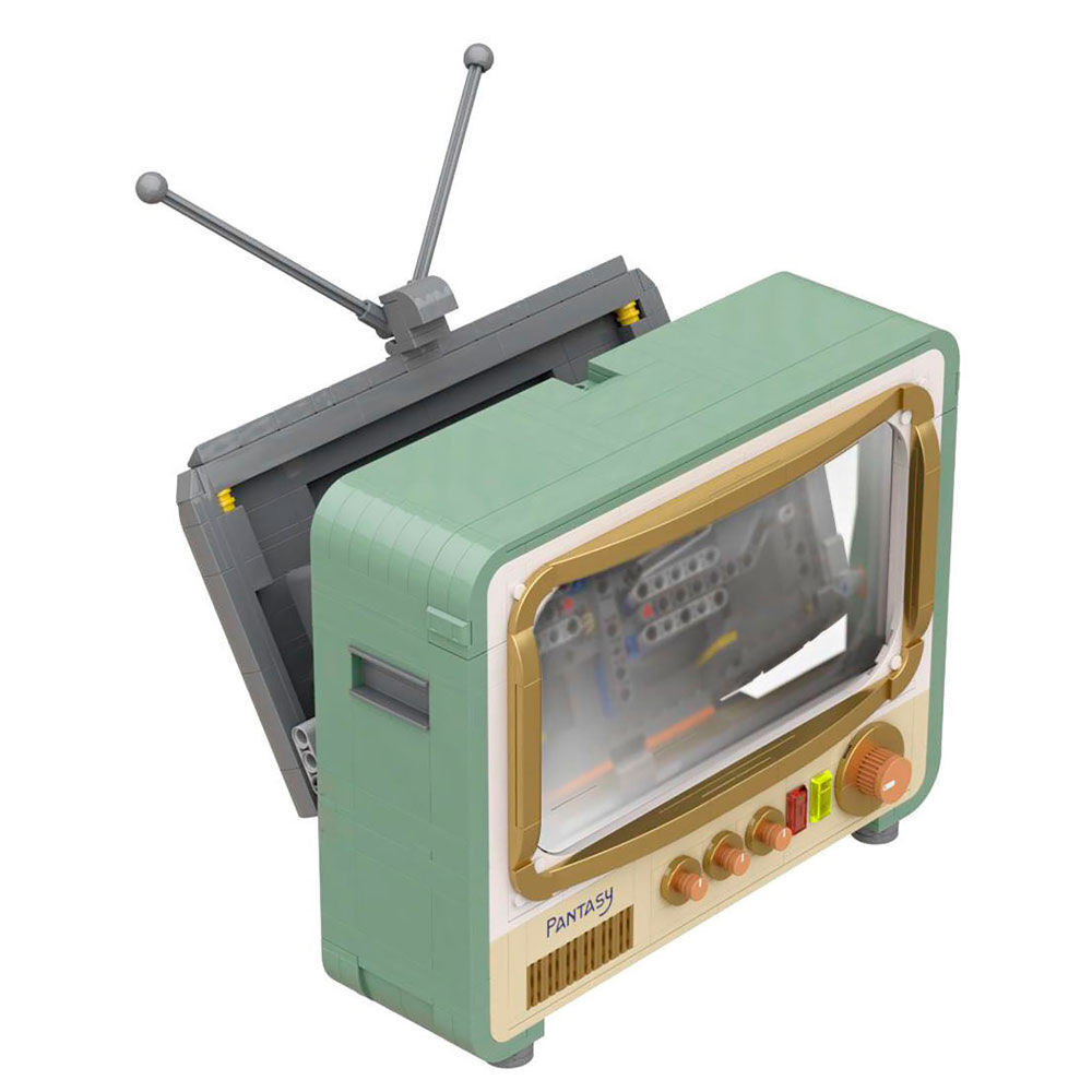 Maqueta retro tv set construccion joyside series 26cm