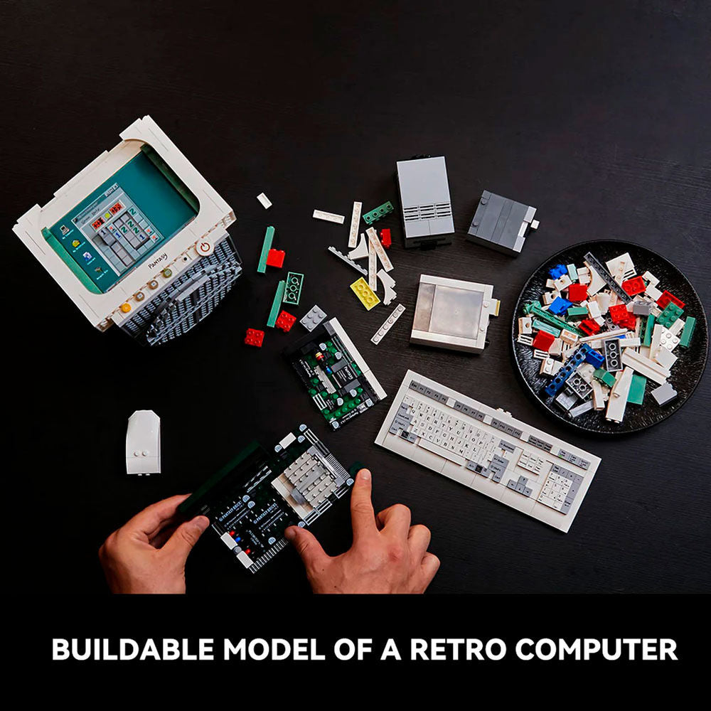 Maqueta retro computer set construccion joyside series 24cm