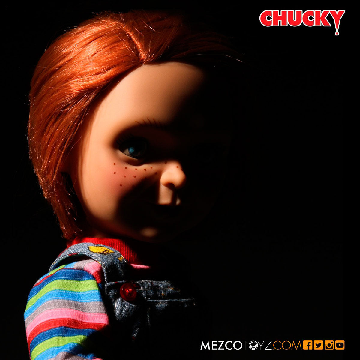 Figura articulada parlante muneco diabolico chucky 38cm