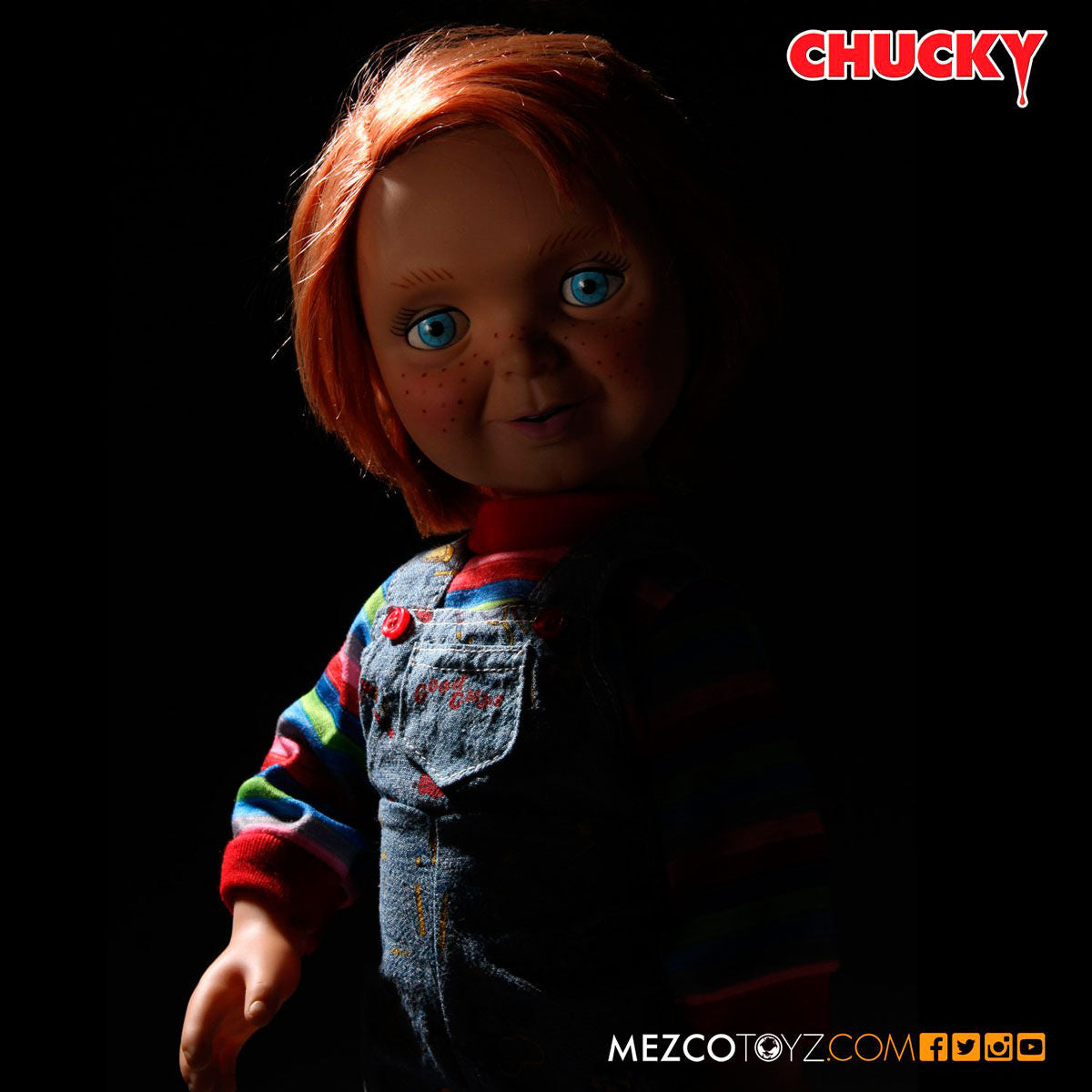 Figura articulada parlante muneco diabolico chucky 38cm