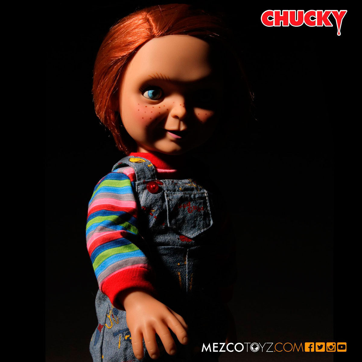 Figura articulada parlante muneco diabolico chucky 38cm