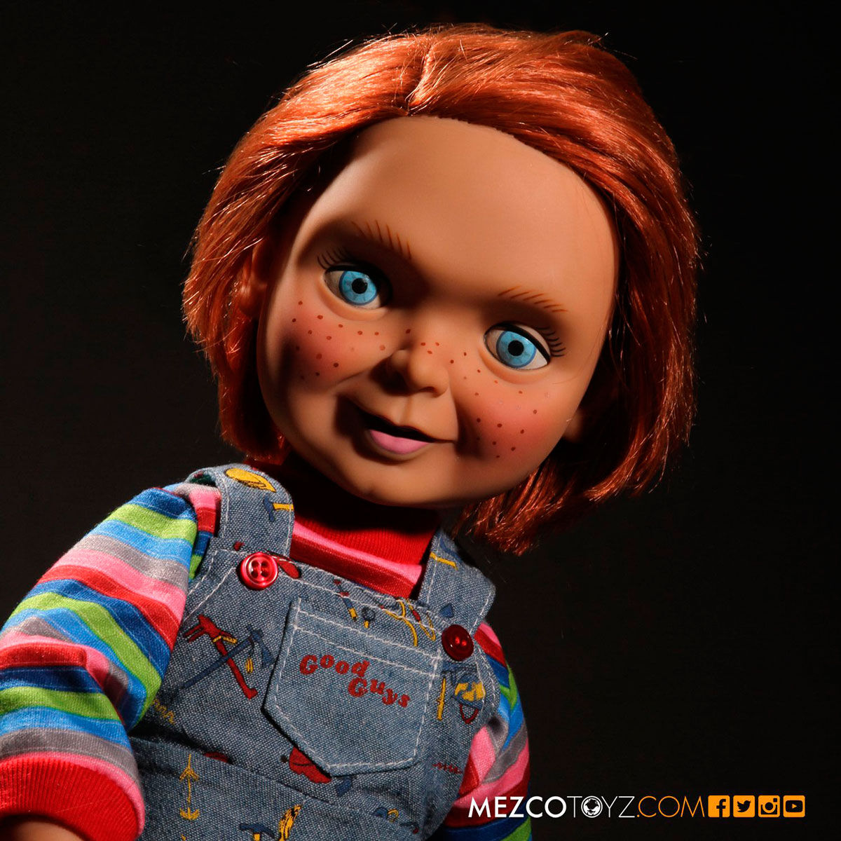 Figura articulada parlante muneco diabolico chucky 38cm