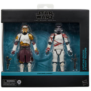 Pack 2 figuras hasbro star wars black series ahsoka captain enoch