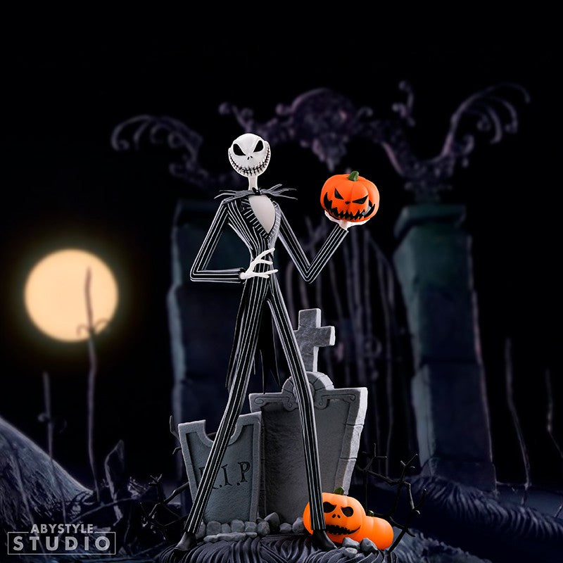 Figura abystyle pesadilla antes de navidad jack cara sonriente aterrada