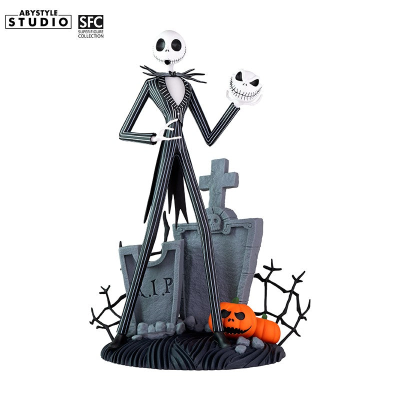 Figura abystyle pesadilla antes de navidad jack cara sonriente aterrada