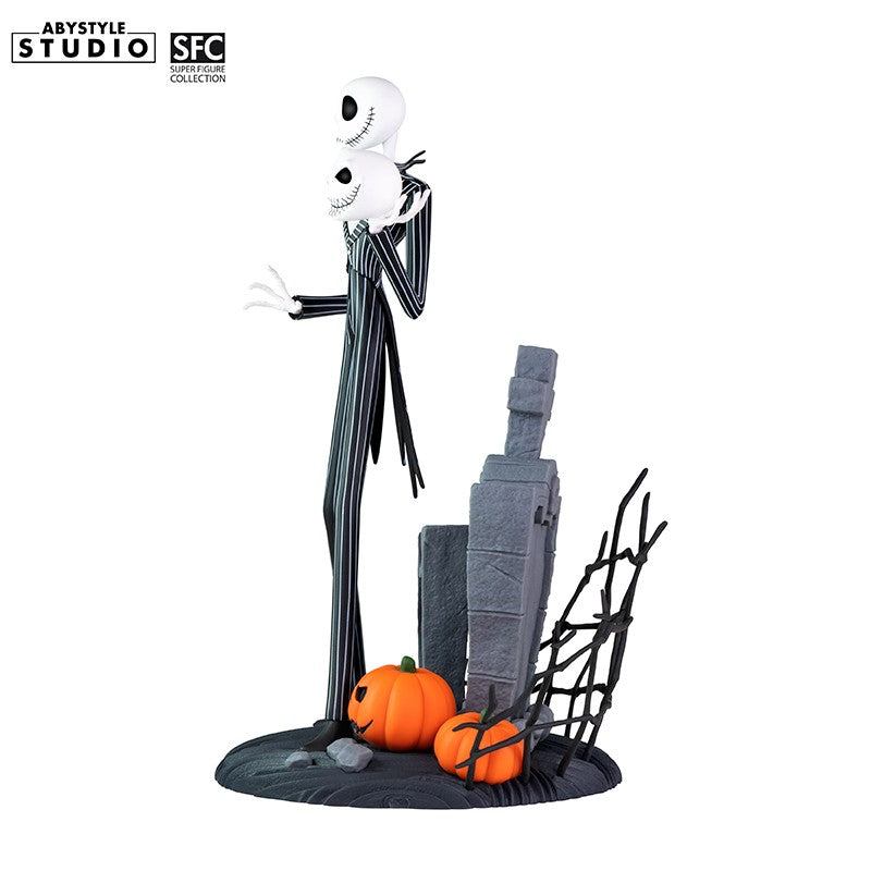 Figura abystyle pesadilla antes de navidad jack cara sonriente aterrada
