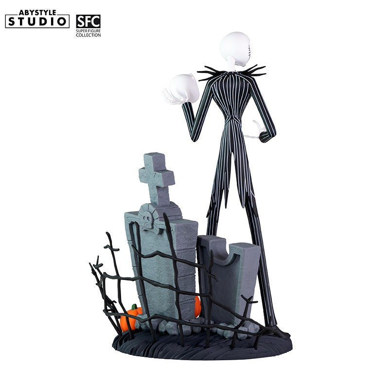 Figura abystyle pesadilla antes de navidad jack cara sonriente aterrada
