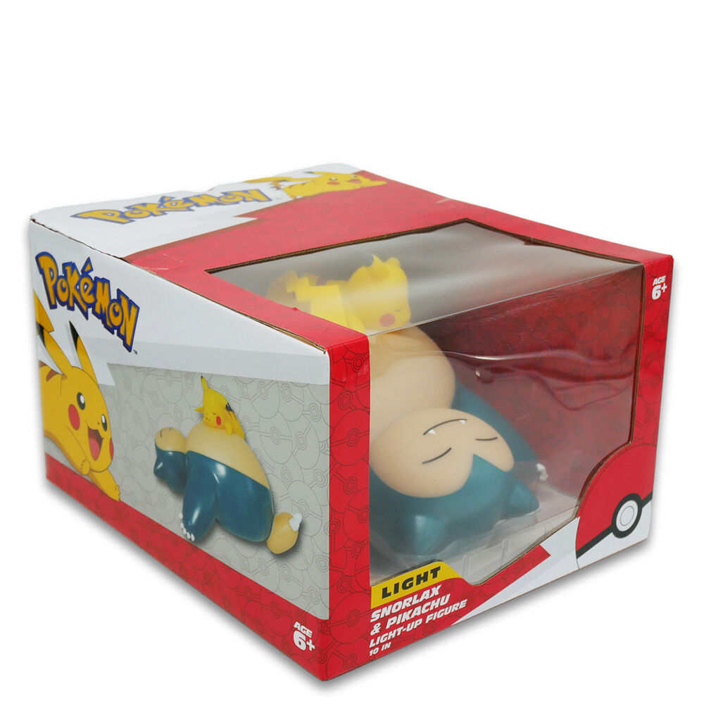 Pokémon Lámpara LED Snorlax y Pikachu Sleeping 25 cm