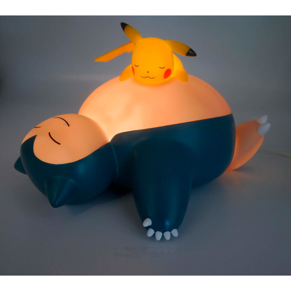Pokémon Lámpara LED Snorlax y Pikachu Sleeping 25 cm