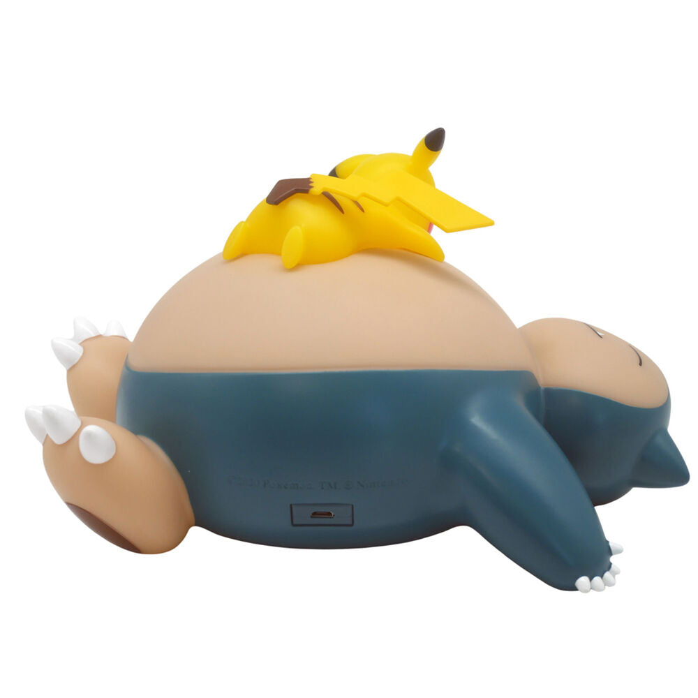 Pokémon Lámpara LED Snorlax y Pikachu Sleeping 25 cm
