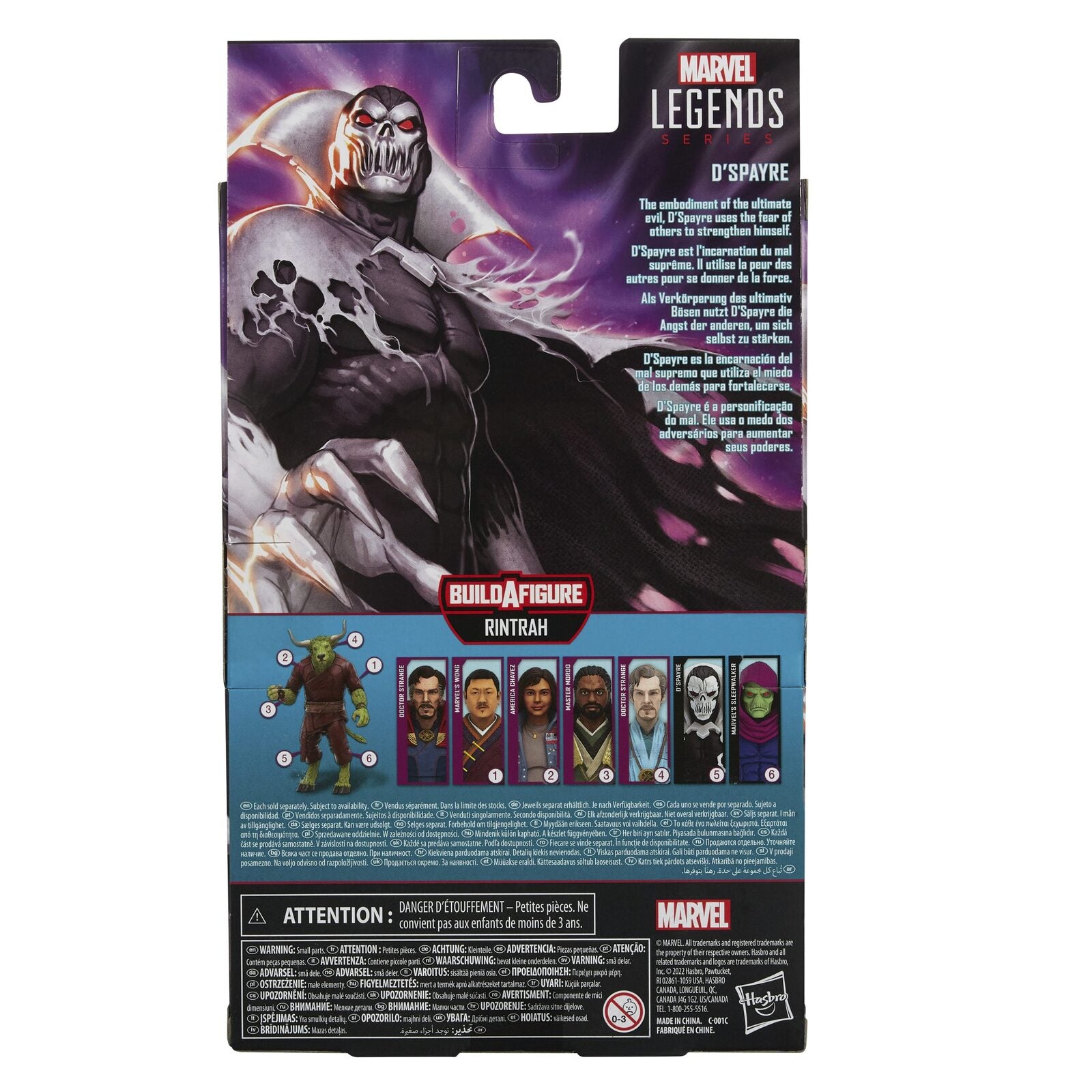 Figura hasbro dspayre 15cm marvel legends