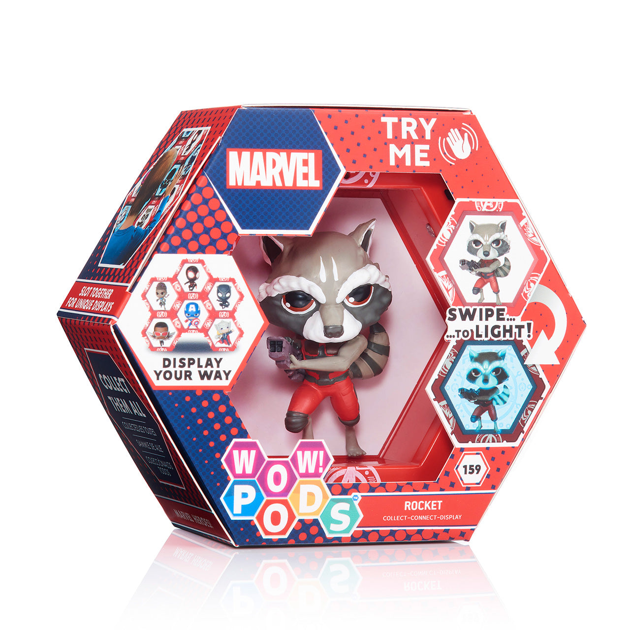 Figura wow pod marvel raccoon Frikytopia