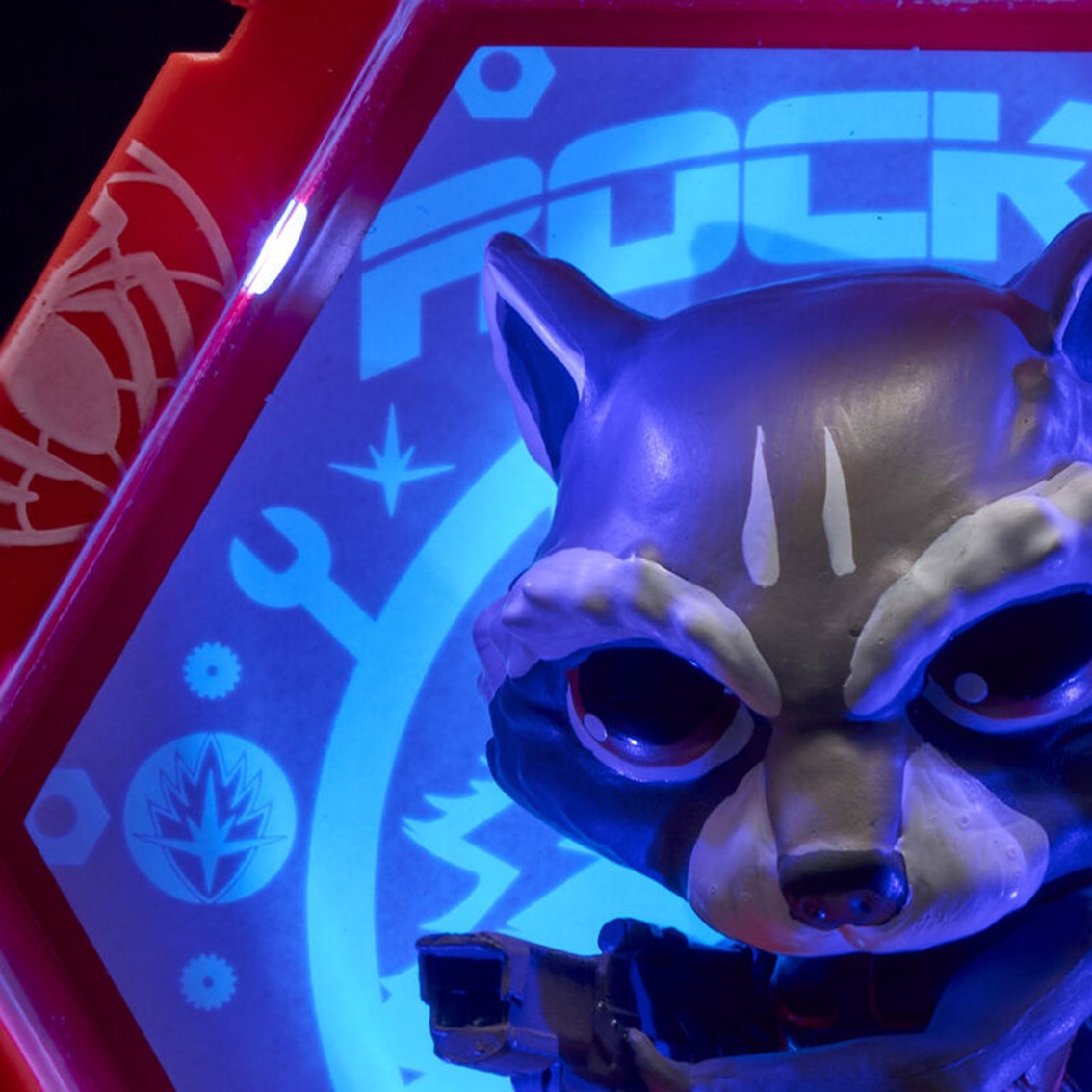 Figura wow pod marvel raccoon
