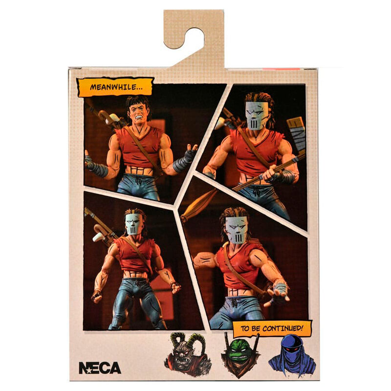 Figura neca tortugas ninja mirage comics casey jones camiseta roja