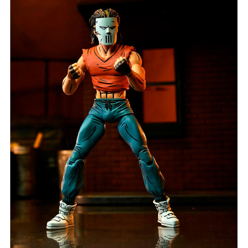 Figura neca tortugas ninja mirage comics casey jones camiseta roja
