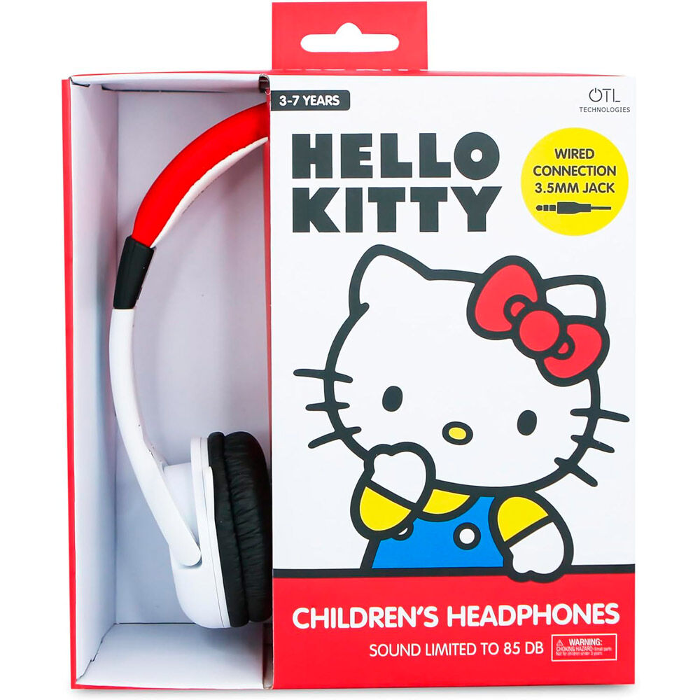 Auriculares infantiles hello kitty