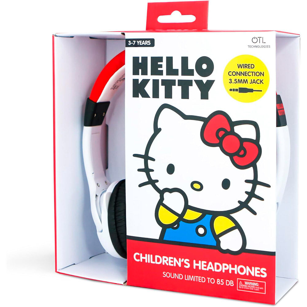 Auriculares infantiles hello kitty