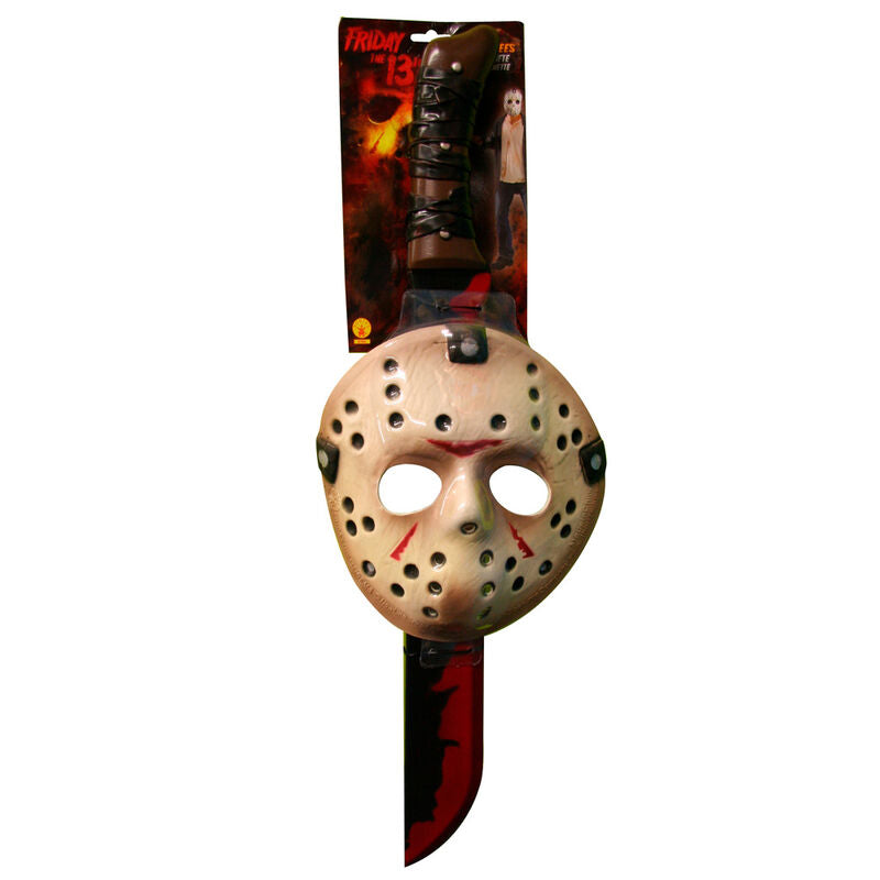 Set mascara y machete Jason Friday the 13th adulto Frikytopia