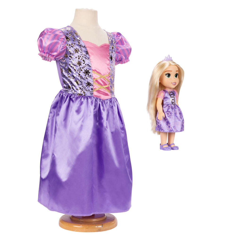 Muneca Rapunzel 38cm + Disfraz Disney