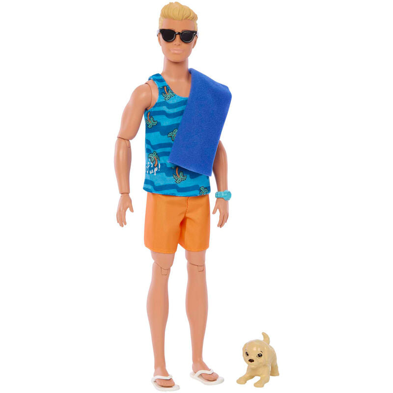 Muneco barbie mattel ken tabla de surf