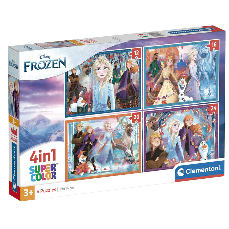 Puzzle Frozen Disney 12-16-20-24pzs Frikytopia