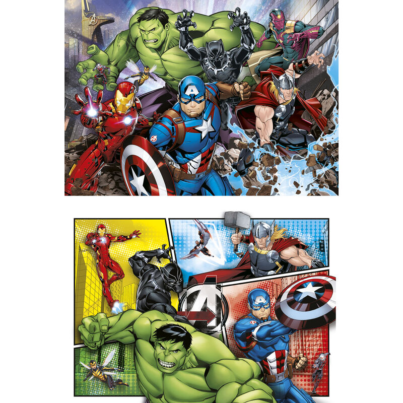 Puzzle Vengadores Avengers Marvel 2x60pzs Frikytopia