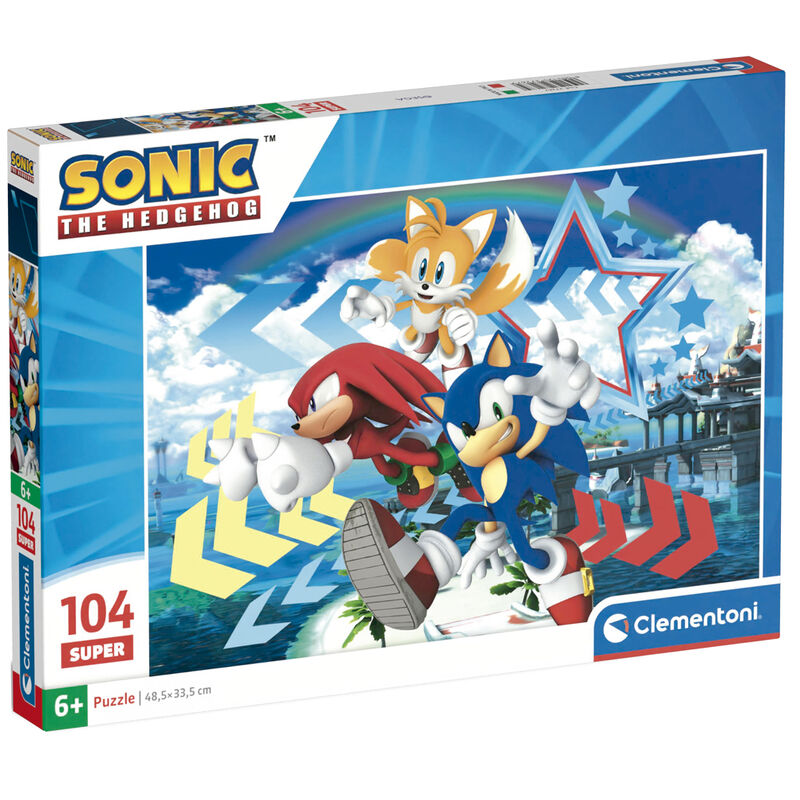 Puzzle Sonic the Hedgehog 104pzs Frikytopia