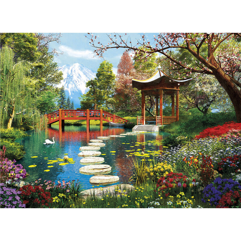 Puzzle High Quality Fuji Garden 500pzs Frikytopia