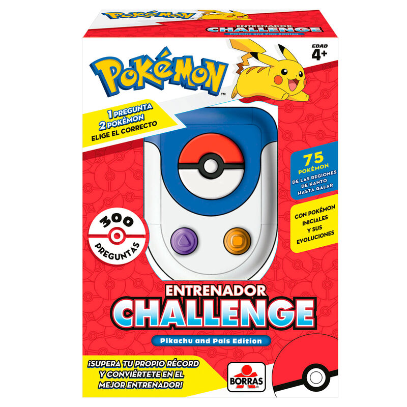 Juego mesa Entrenador Challenge Pokemon Frikytopia