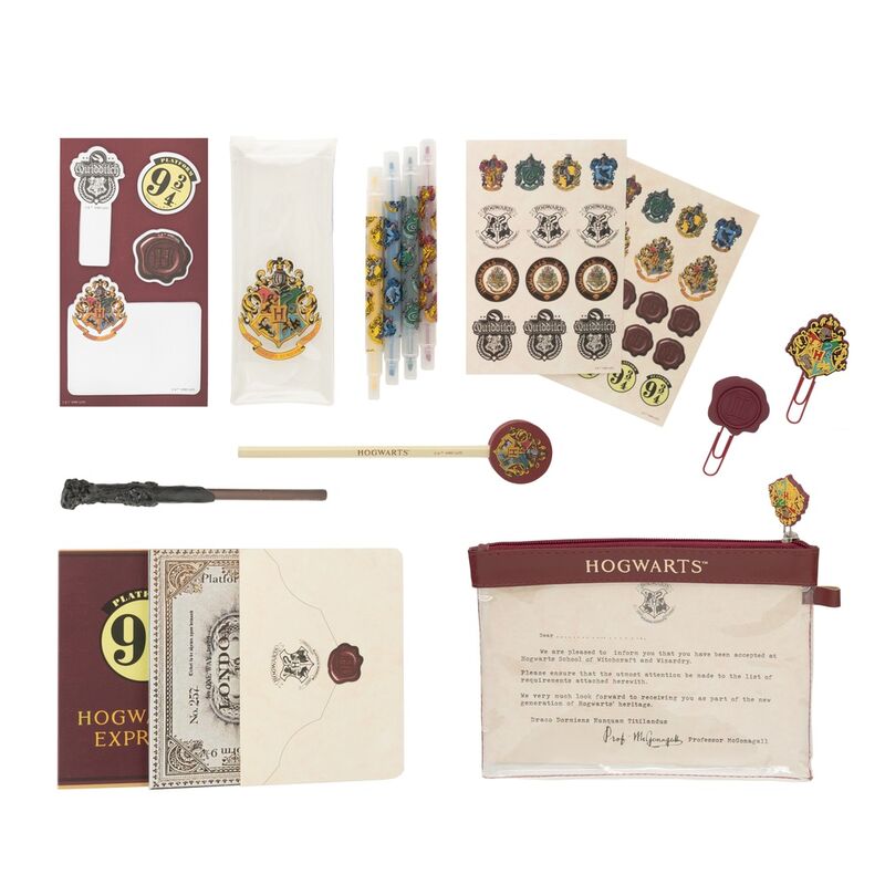 Set papeleria Harry Potter Frikytopia