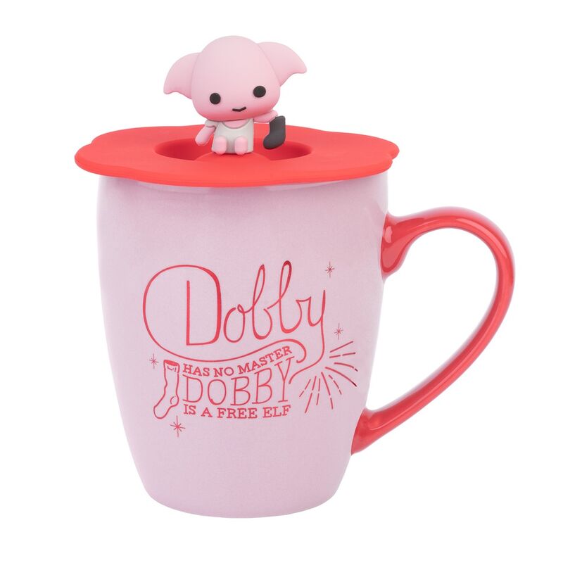 Taza premium tapa Dobby Harry Potter 350ml Frikytopia