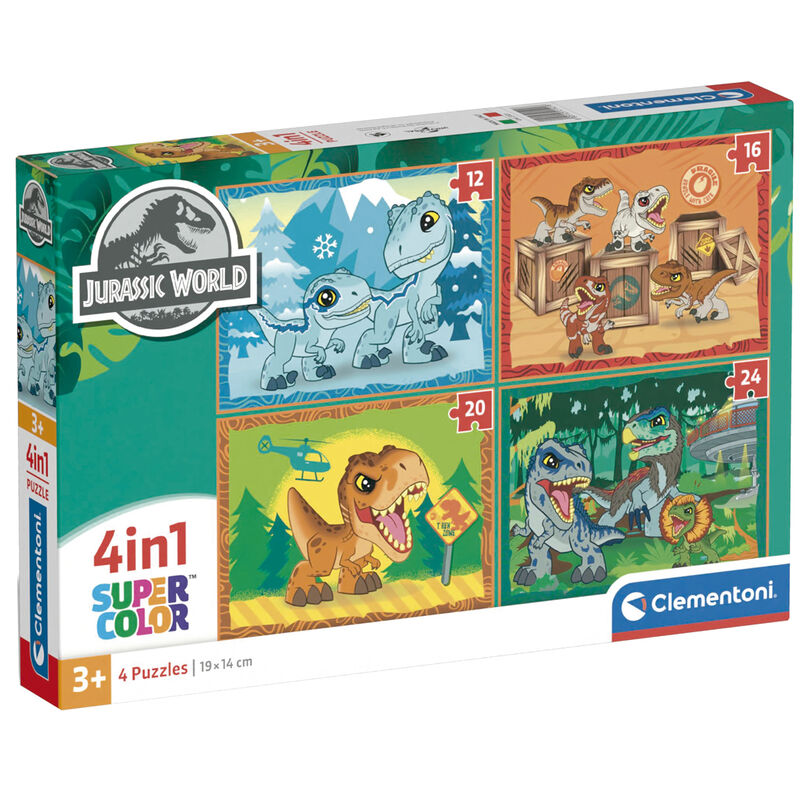 Puzzle Jurassic World 12-16-20-24pzs Frikytopia