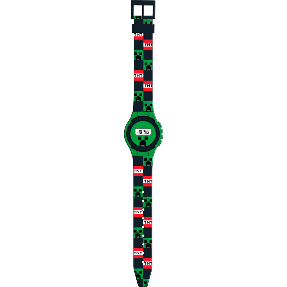 Reloj digital Minecraft Frikytopia