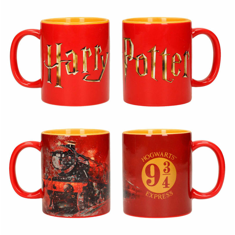 Set tazas logo Hogwarts Harry Potter Frikytopia
