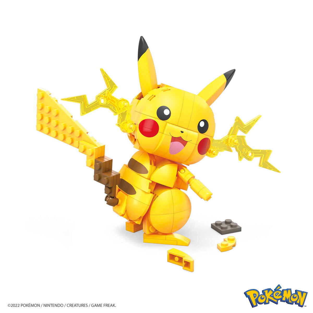 Pokemon Kit de Construccion Mega Construx Wonder Builders Pikachu 10cm