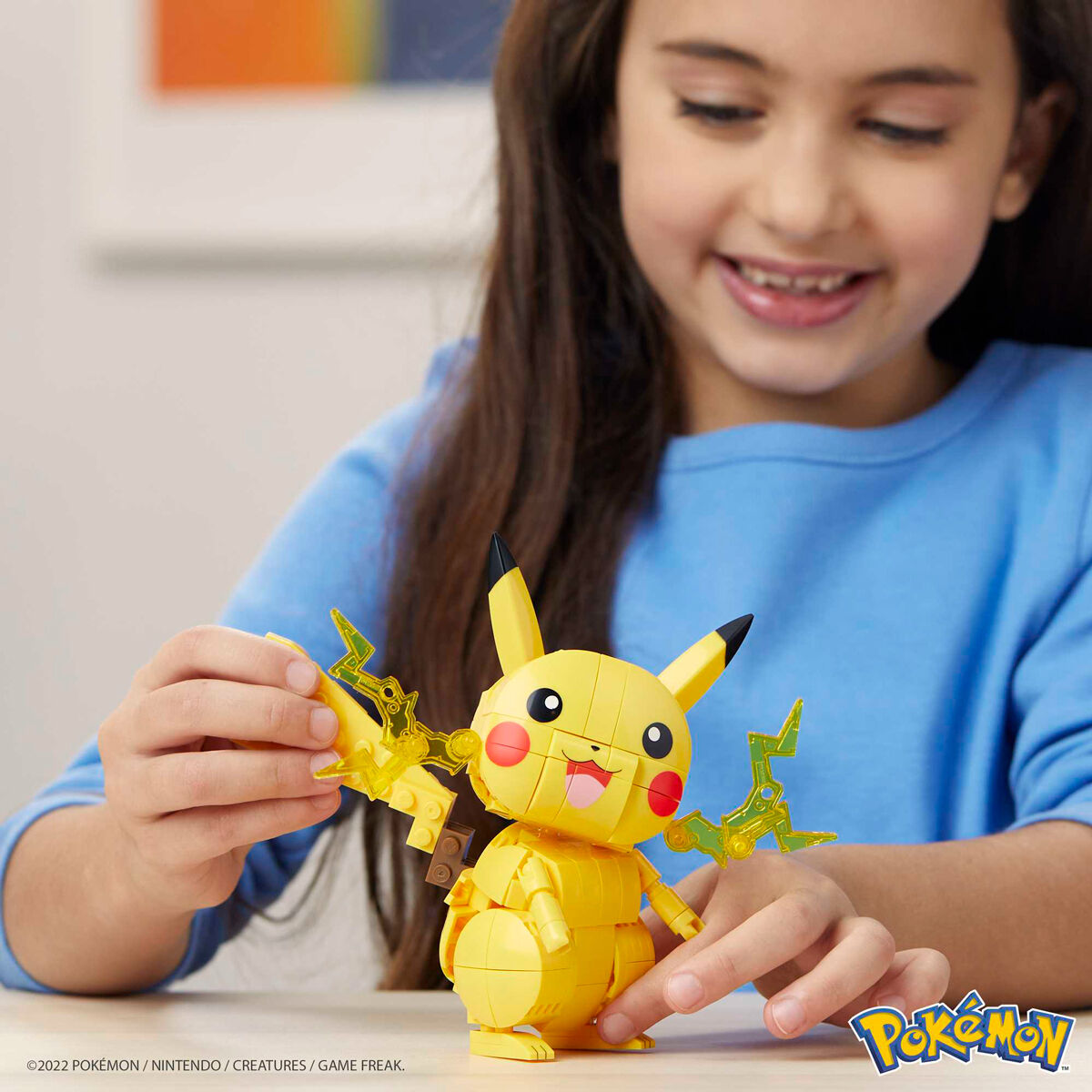 Pokemon Kit de Construccion Mega Construx Wonder Builders Pikachu 10cm