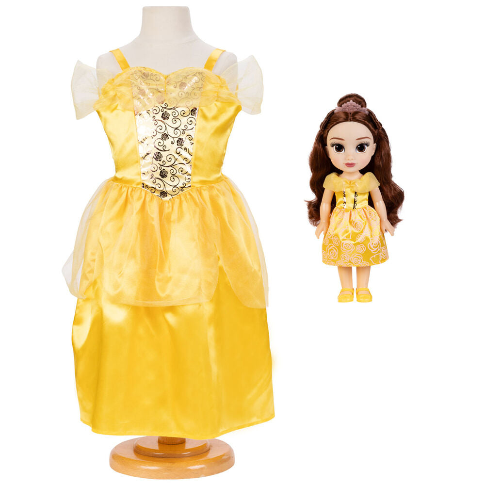 Muneca Bella + Disfraz La Bella y la Bestia Disney 38cm