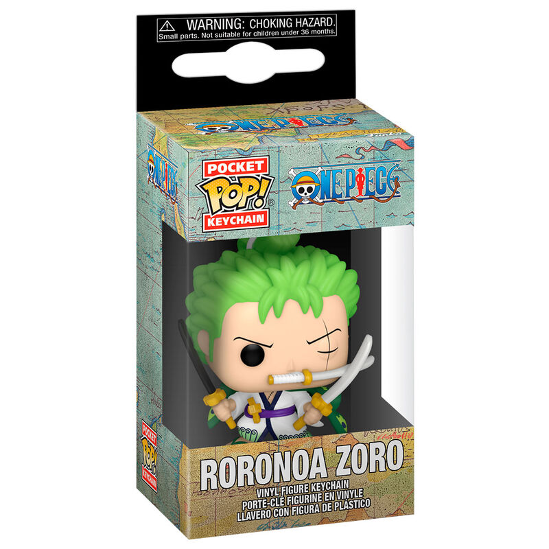 Llavero Pocket POP One Piece Roronoa Zoro Frikytopia