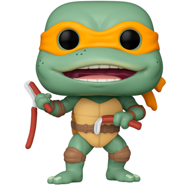 Tortugas Ninja POP! Movies Vinyl Figura Michelangelo Sausage Link 9 cm