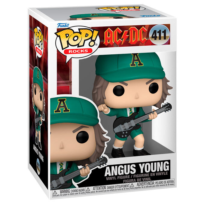 AC/DC POP! Rocks Vinyl Figura Angus Young(Green) 9 cm
