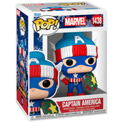 Marvel POP! Vinyl Figura Holiday Capt. America 9 cm