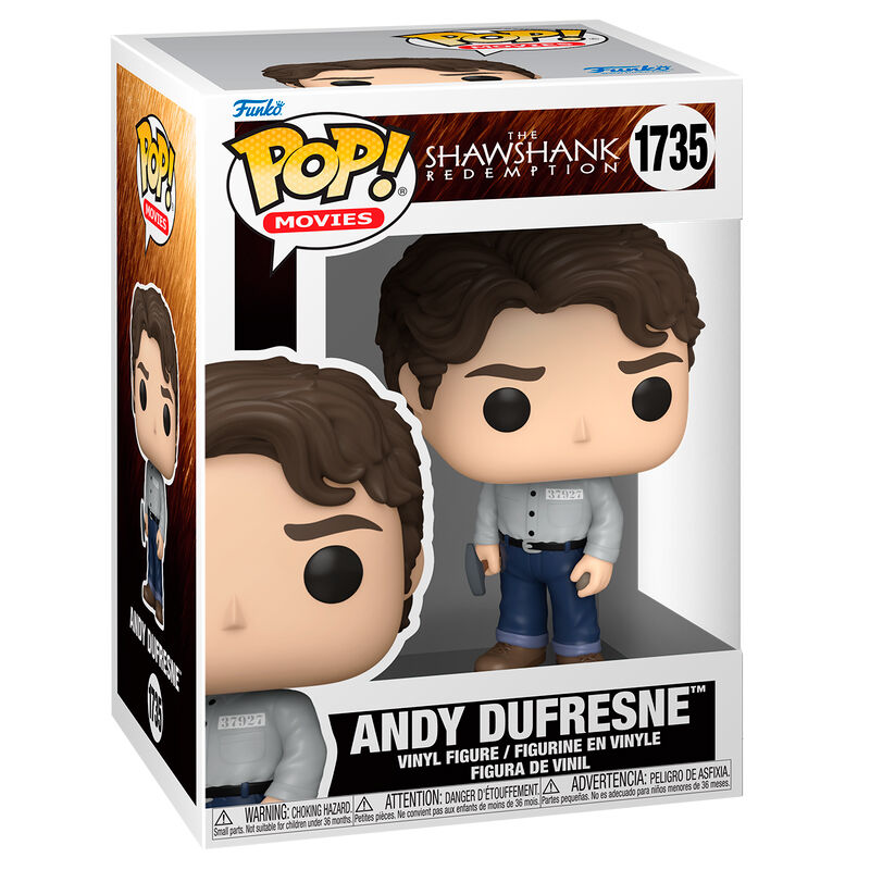 Cadena perpetua Figura POP! Movies Vinyl Andy Dufresne 9 cm