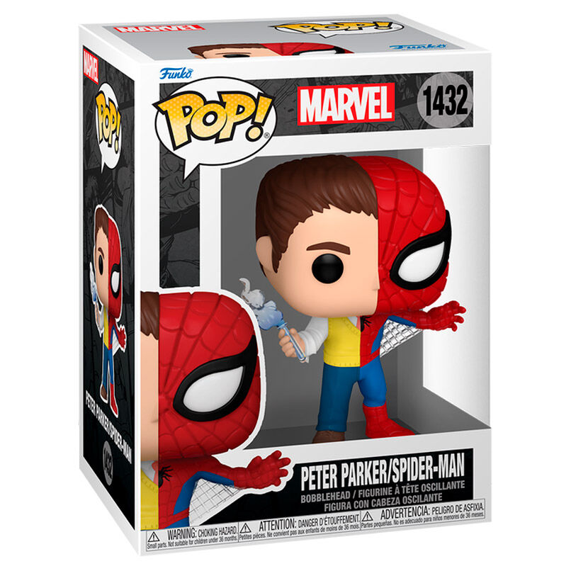 Marvel Figura POP! Vinyl Split Spider-Man/Parker 9 cm