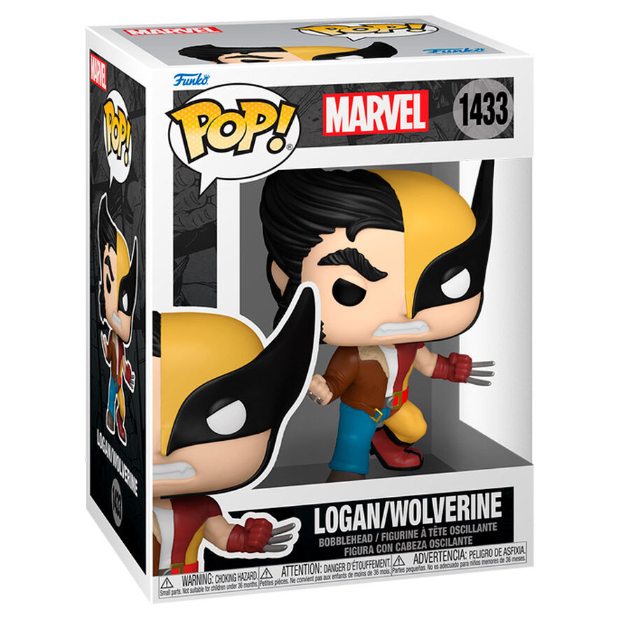 Marvel Figura POP! Vinyl Split Wolverine/Logan 9 cm