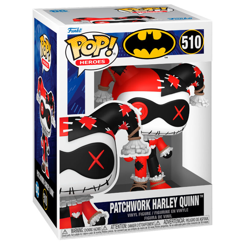 DC Comics Figura POP! Movies Vinyl Patchwork Harley 9 cm Frikytopia