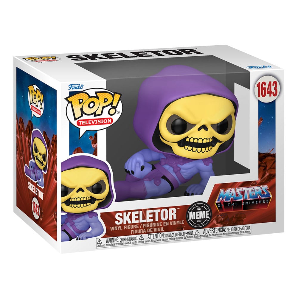 Masters of the Universe Figura POP! TV Vinyl Skeletor (Meme) 9 cm