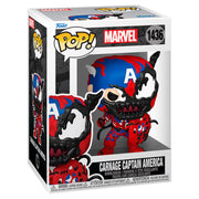Marvel Figura POP! Vinyl Carnageized Captain America 9 cm