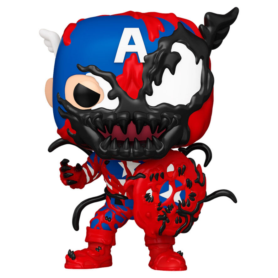 Marvel Figura POP! Vinyl Carnageized Captain America 9 cm