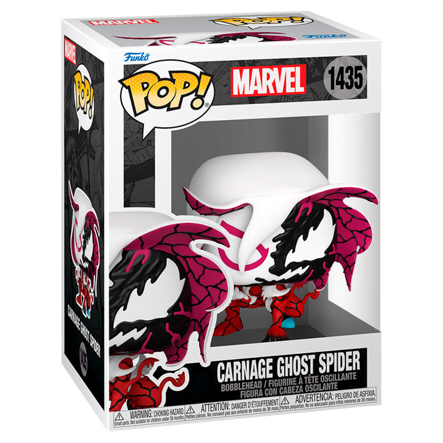 Marvel Figura POP! Vinyl Carnageized Ghost Spider 9 cm
